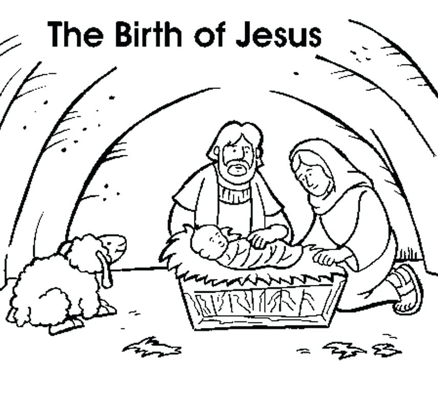 856x800 Jesus Birth Coloring Pages Coloring Page Of Jesus Is Born Coloring