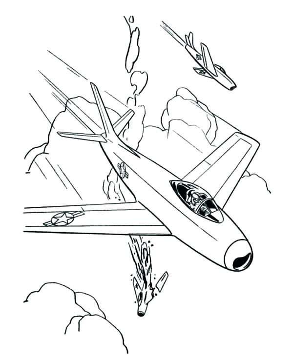 600x734 Pictures Of Airplanes To Color