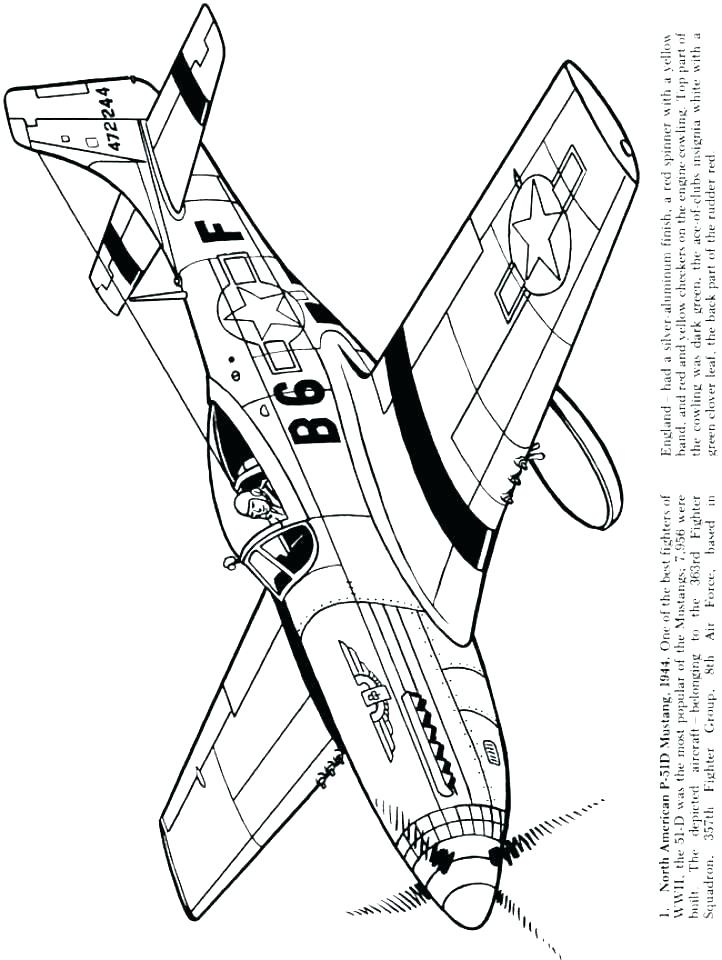 Jet Coloring Pages