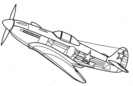 465x301 Fighter Plane Coloring Pages Jet Page