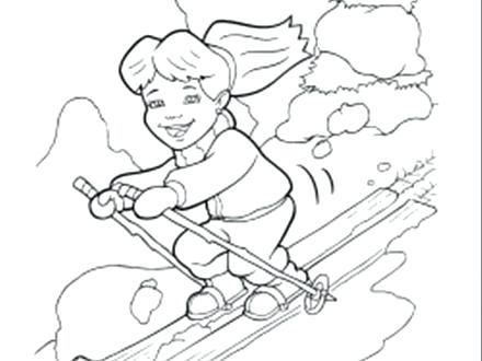 440x330 Jet Ski Printable Coloring Pages Skiing Coloring Pages Skiing