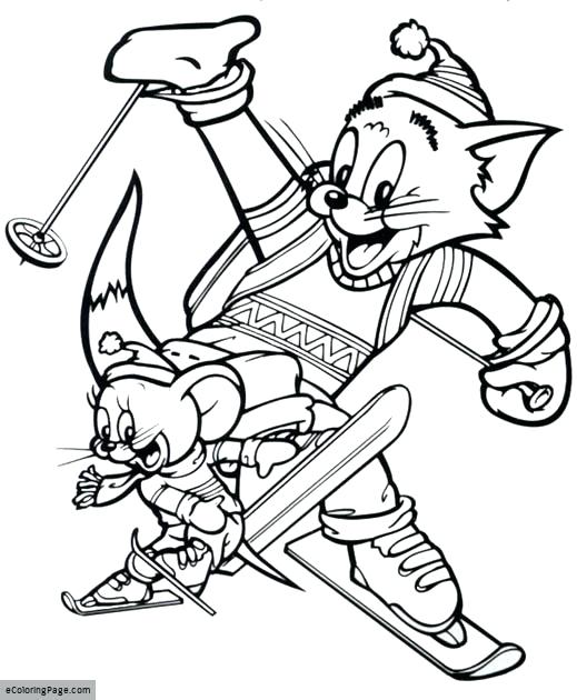 519x630 Ski Coloring Pages 9 Water Skiing Coloring Pages Ski Lift Coloring