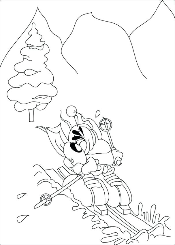 607x850 Skiing Coloring Pages Skiing Coloring Pages Jet Ski Coloring Pages
