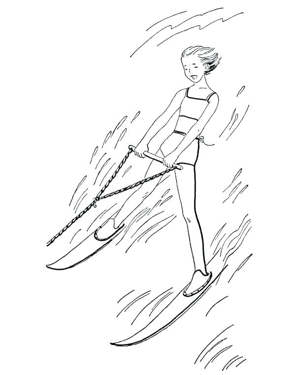 597x760 Ski Coloring Pages Impair.co