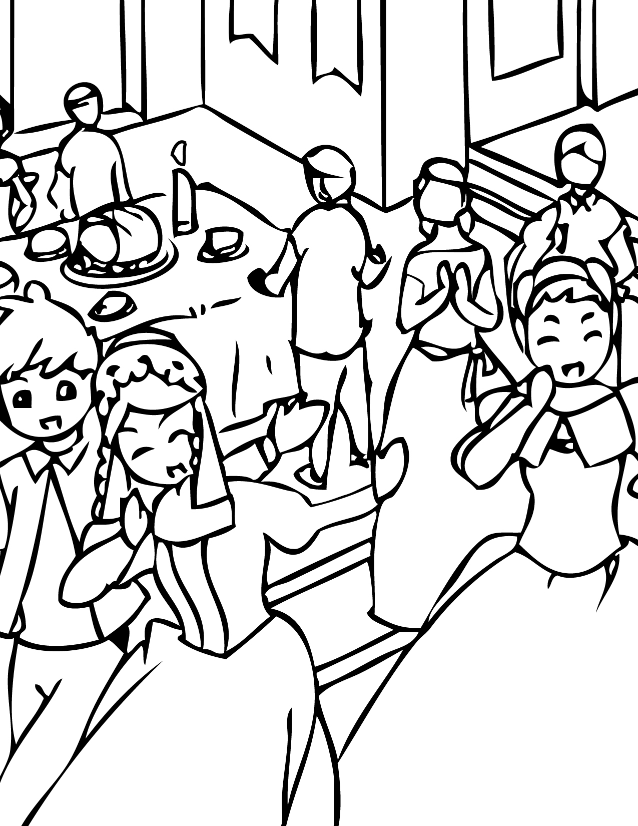 1275x1650 Purim Coloring Page Handipoints In Jewish Pages