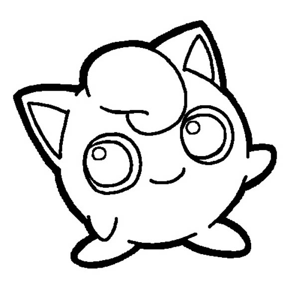 600x600 Pokemon Jigglypuff Coloring Page Pokemon Jigglypuff Coloring Page