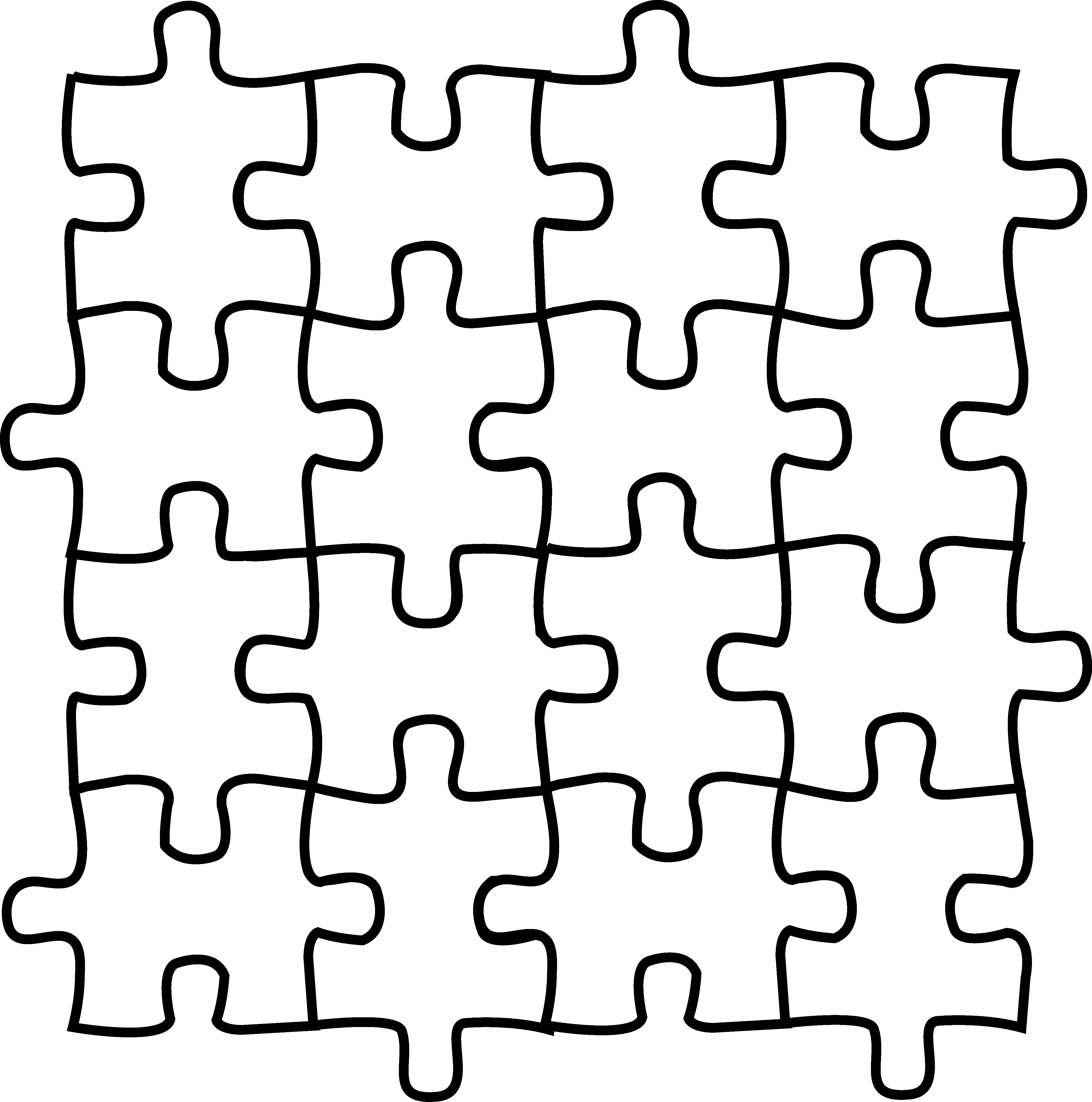 Jigsaw Coloring Pages