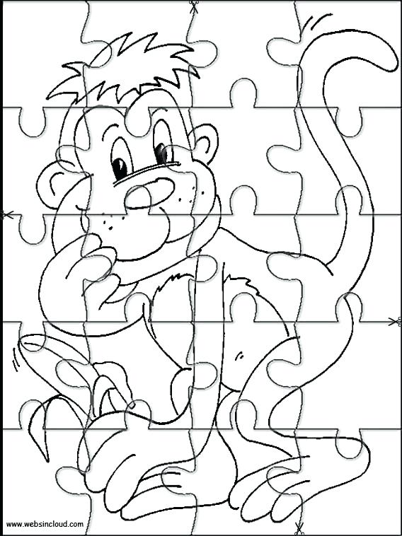 568x758 Printable Jigsaw Puzzles To Cut Out For Kids Animals Coloring