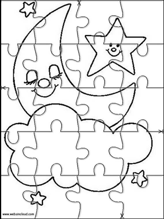 568x758 Printable Jigsaw Puzzles To Cut Out For Kids Space 8 Coloring