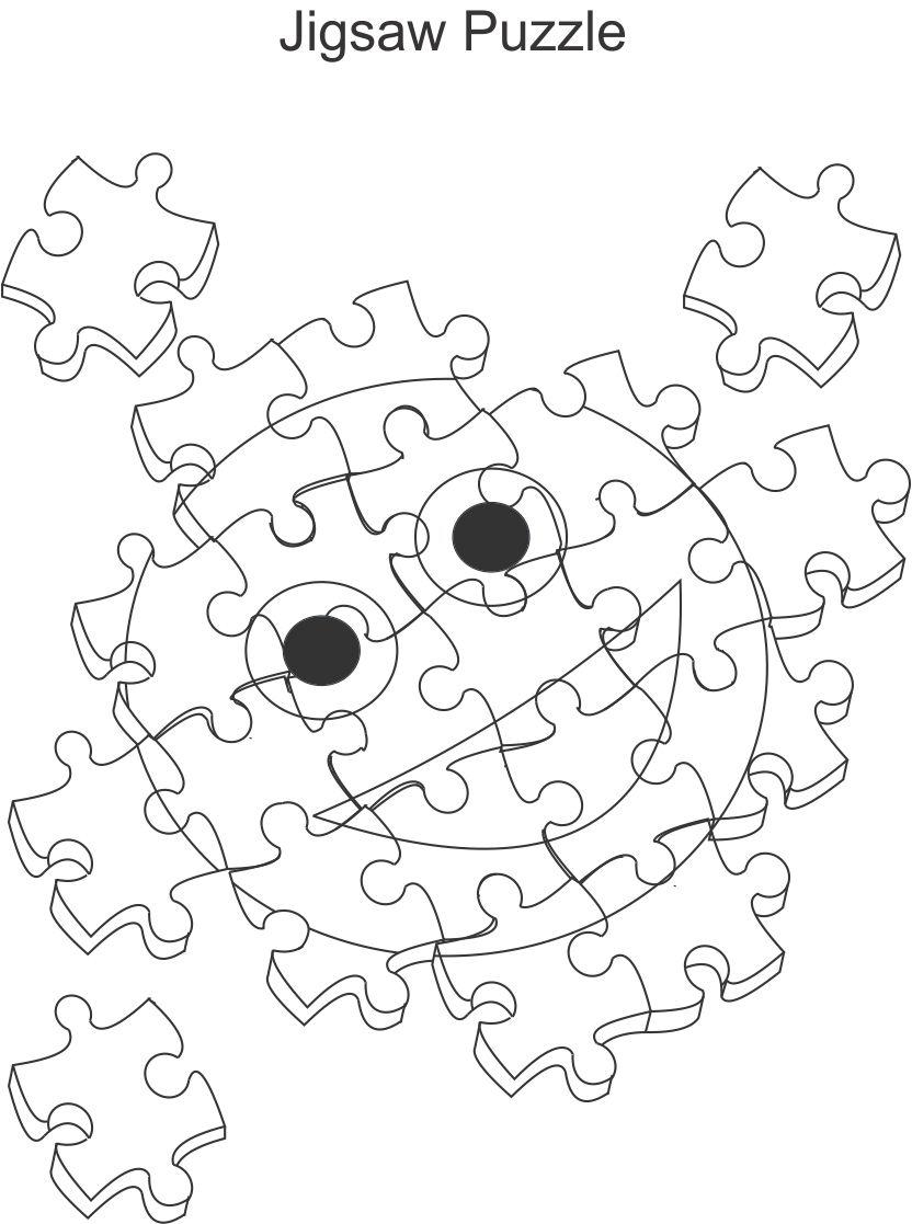 832x1117 Best Of Jigsaw Puzzle Coloring Page Collection Printable