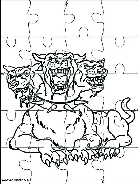 568x758 Puzzle Coloring Pages Printable Jigsaw Puzzles To Cut Out For Kids