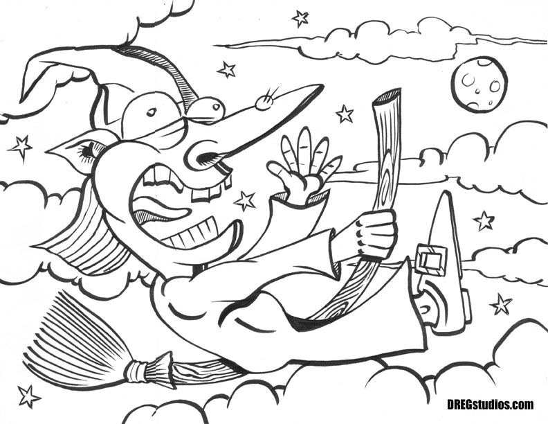 792x612 Dregstudios! The Artwork Of Brandt Hardin Coloring Pages
