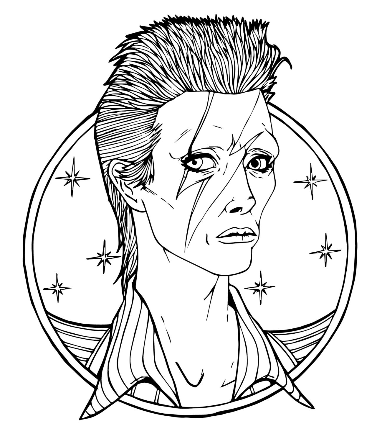 1280x1488 David Bowie Illustration By Austin Based Artist Carlos Gonzalez