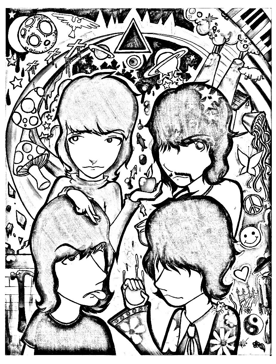 926x1219 To Print This Free Coloring Page Pink Floyd By