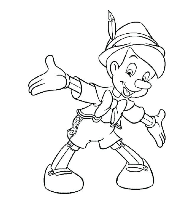 600x686 Jiminy Cricket Coloring Pages Happy Coloring Pages Free Jiminy