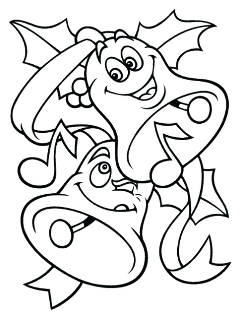 768x1016 Download Free Coloring Pages For Bells For Kids Or Print Bells