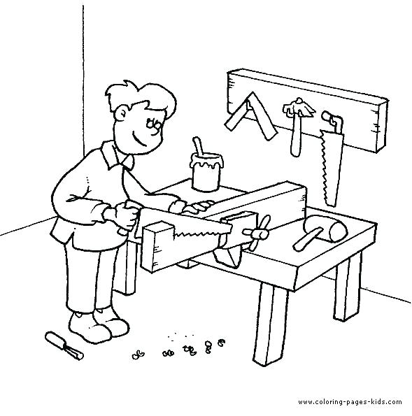 589x595 Job Coloring Pages Job Coloring Pages Job Coloring Pages Job