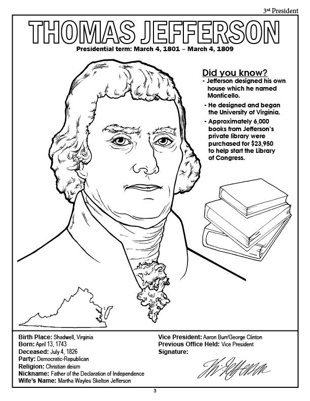 612x792 Coloring Books American Presidents Coloring Book