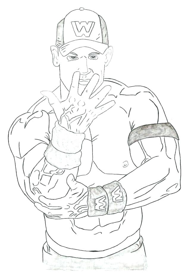 632x915 John Cena Coloring Pages John Coloring Pages John Cena Wrestling
