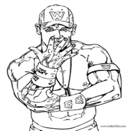 420x420 John Cena Coloring Pages For Remodel 5