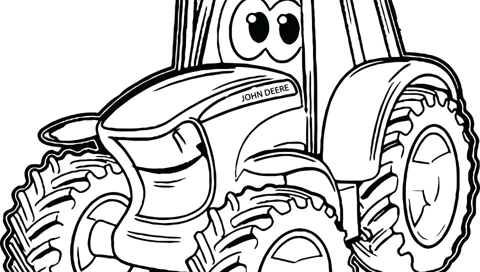 960x544 John Deere Coloring Pages Plus Coloring Pages Tractor Smile John