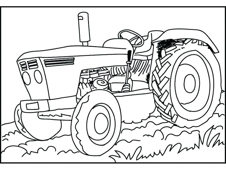 736x552 John Deere Coloring Page John Coloring Pages Combine Best Tractor