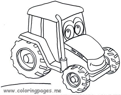 426x336 John Deere Color Pages