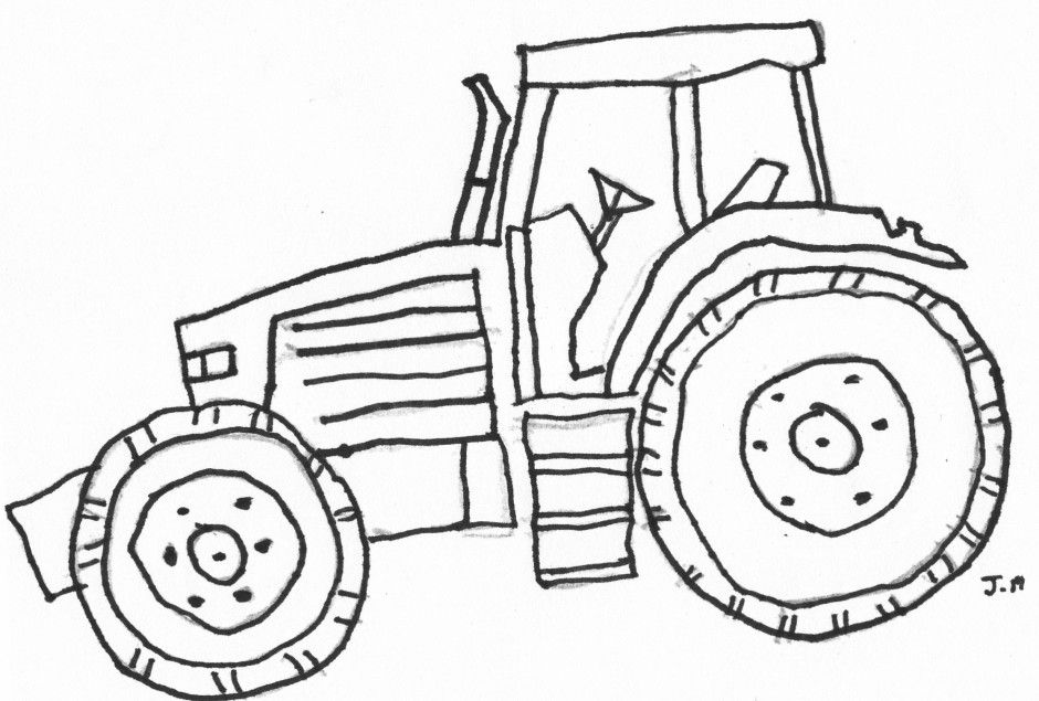 940x635 John Deere Tractor Coloring Pages To Print Tractor Coloring 209795