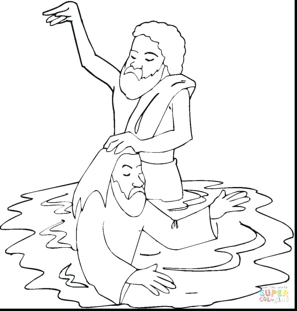 978x1024 27 Jesus Baptism Coloring Page Printable Free Coloring Sheets
