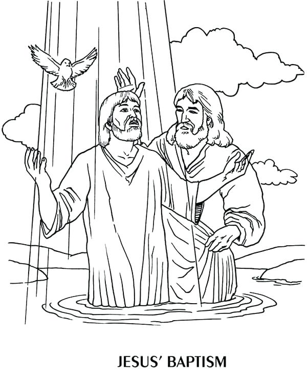 600x731 John The Baptist Coloring Page