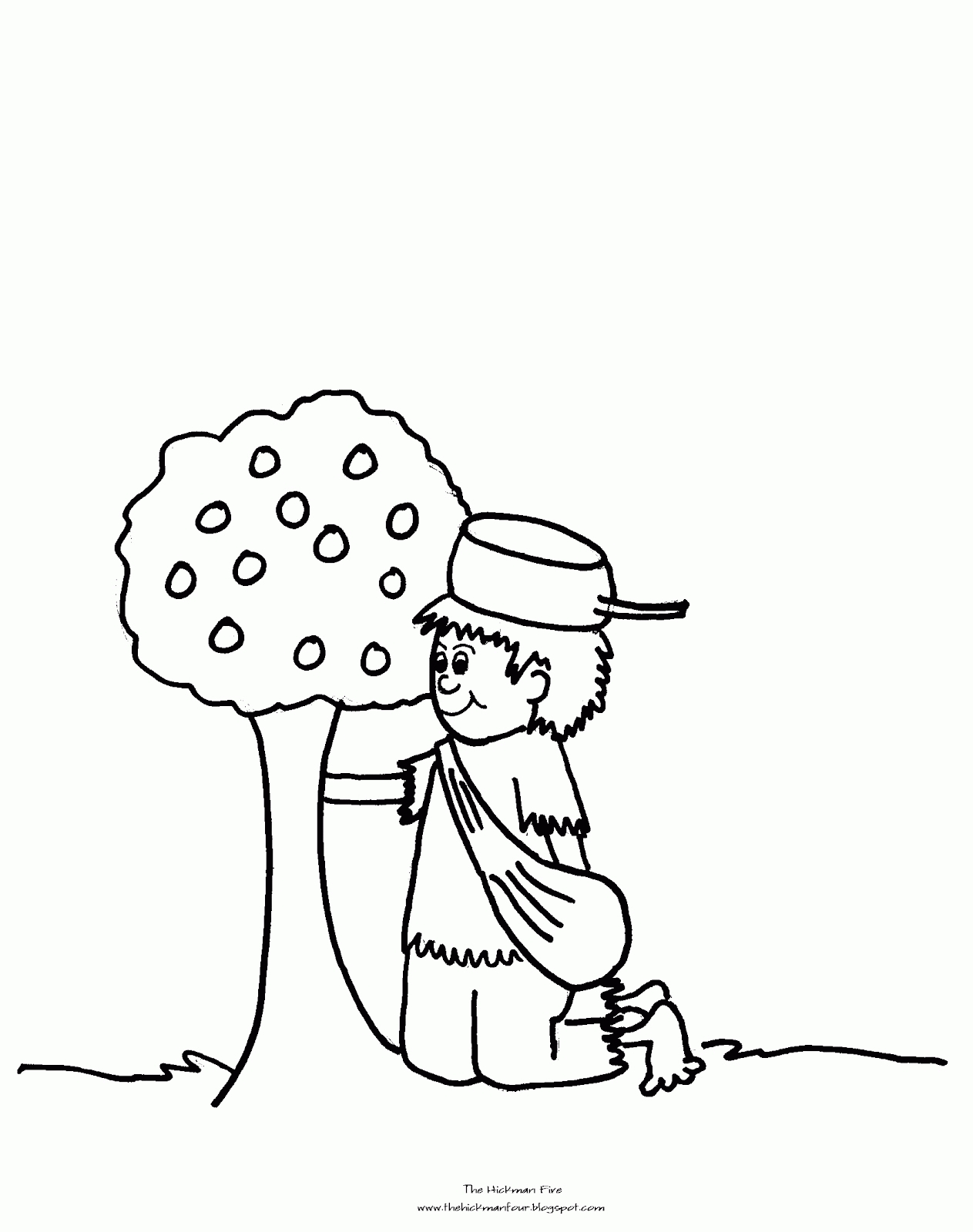 Johnny Appleseed Coloring Page