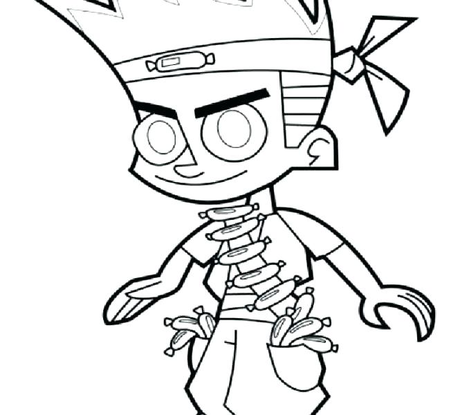 678x600 Johnny Test Coloring Pages Drawing Johnny Test 3 Coloring Page