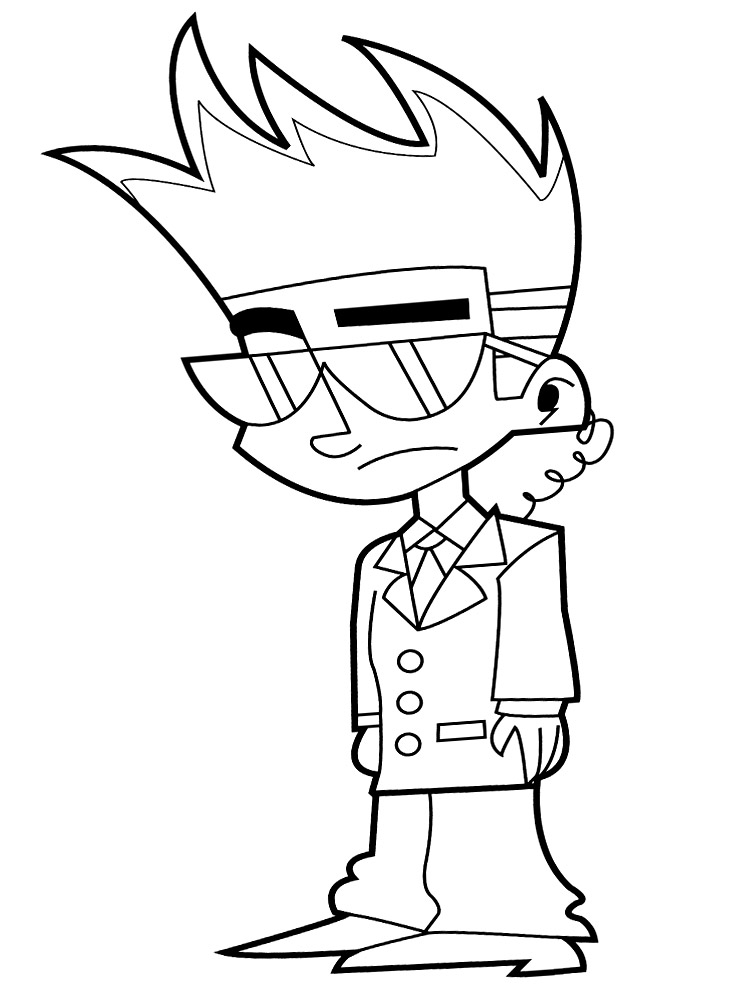 750x1000 Johnny Test Coloring Pages. Free Printable Johnny Test Coloring Pages.