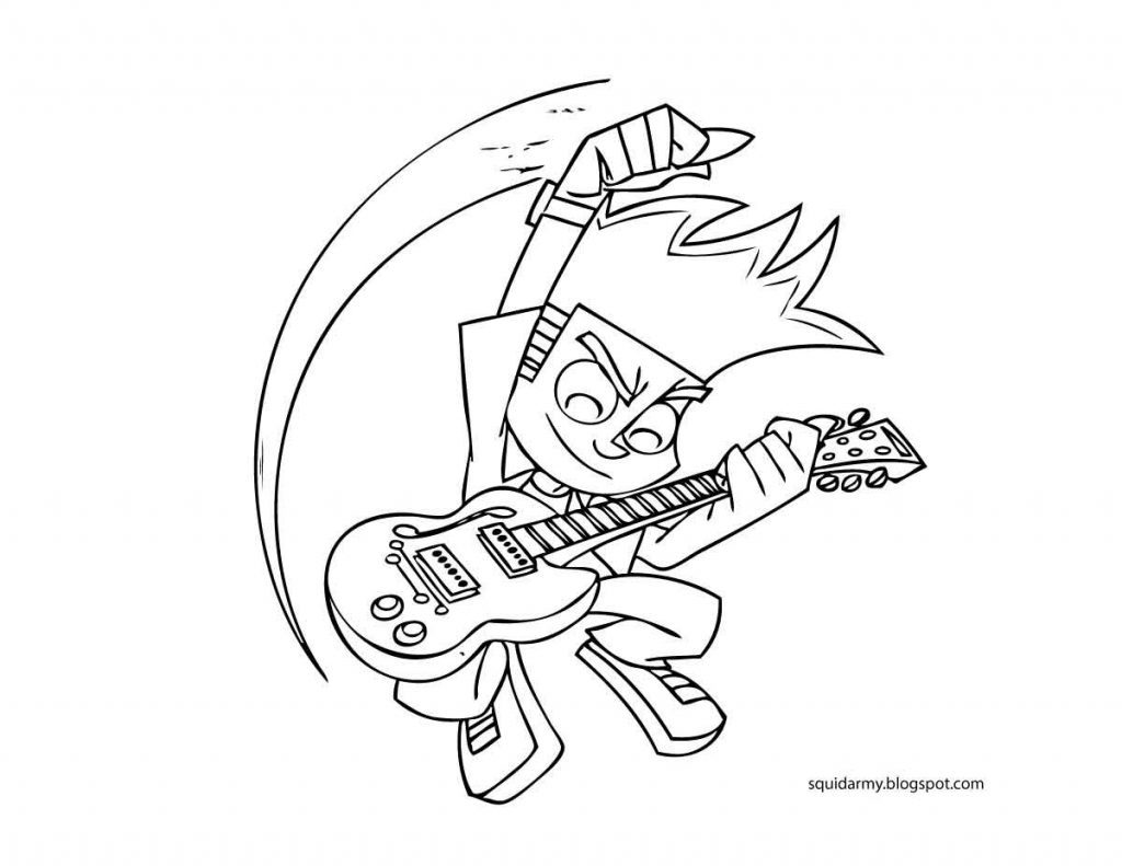 1024x791 Johnny Test Coloring Pages Best Coloring Book For Free Downloads