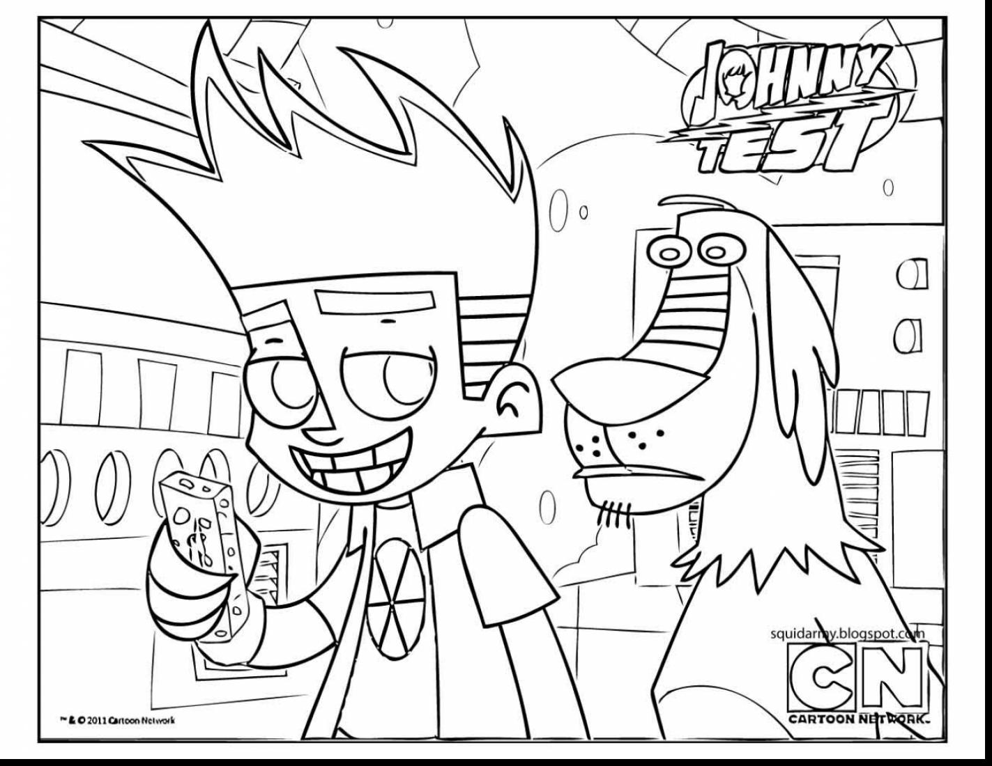 1423x1100 Johnny Test Coloring Pages Mayapurjacouture Johnny Test Coloring