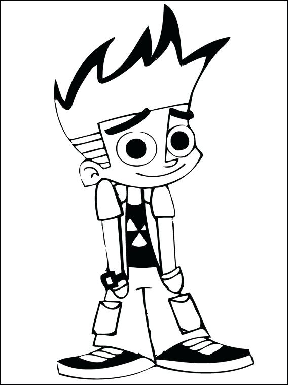 568x758 Johnny Test Coloring Page Johnny Test Coloring Pages 3 Johnny Test
