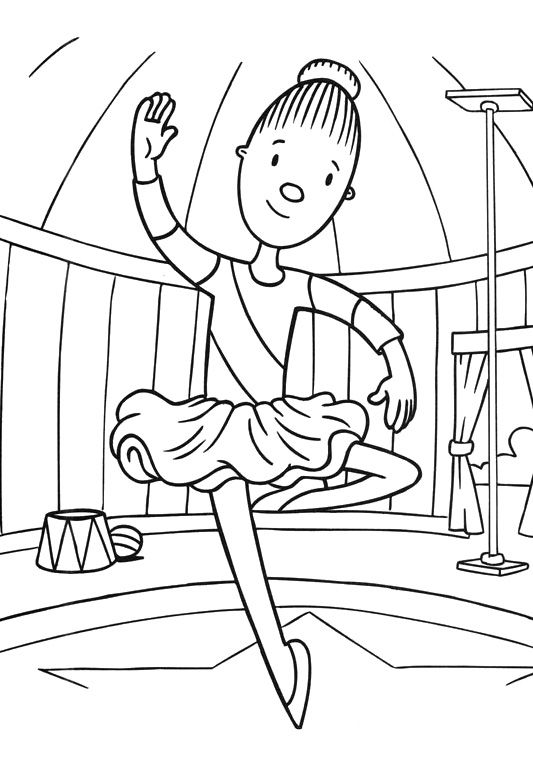 533x757 Jojo Circus Attractions With Vivacious Coloring Pages Coloring