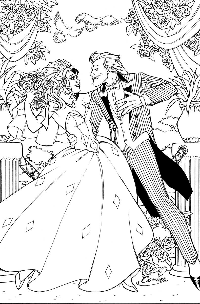 790x1200 New Harley Quinn Amp Joker Wedding Harley Quinn Free