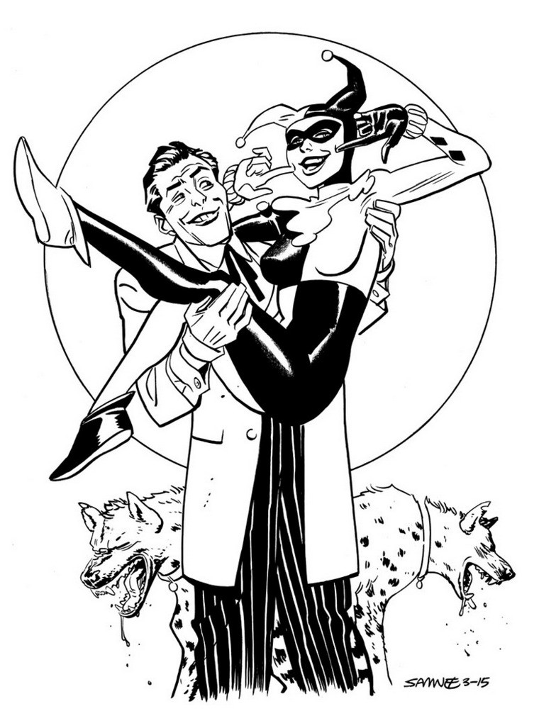 760x1003 20 Beautiful Harley Quinn And Joker Coloring Pages Msainfo.us