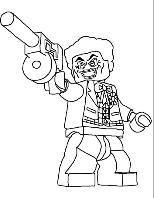 507x650 Lego Joker Coloring Pages