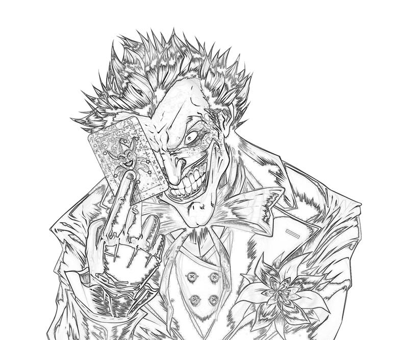 Joker Coloring Pages Printable