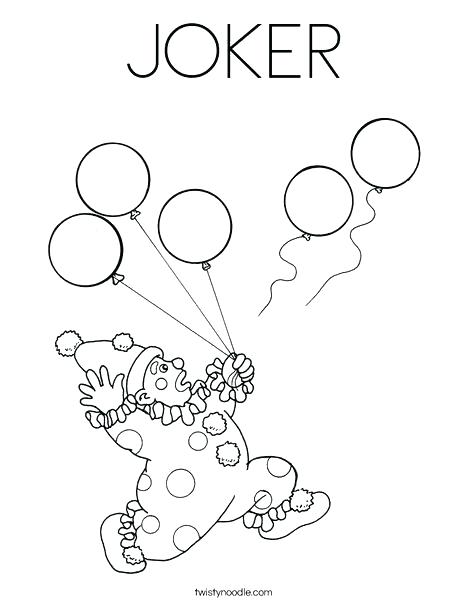 468x605 The Joker Coloring Pages Joker Coloring Pages Clown Coloring Page