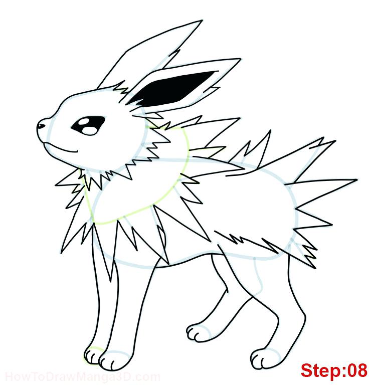 746x768 Jolteon Para Colorear Coloring Pages Coloring Pages Drawings