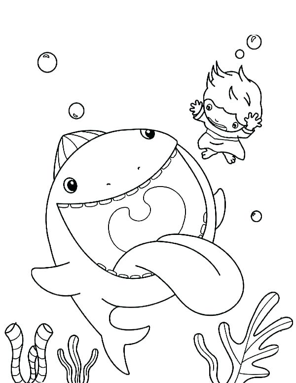 600x776 Whale Coloring Page