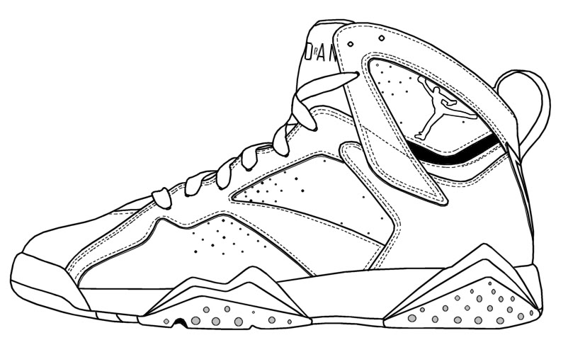 802x480 Jordan Coloring Pages Air 6 Sheets Model Aviation Prixducommerce