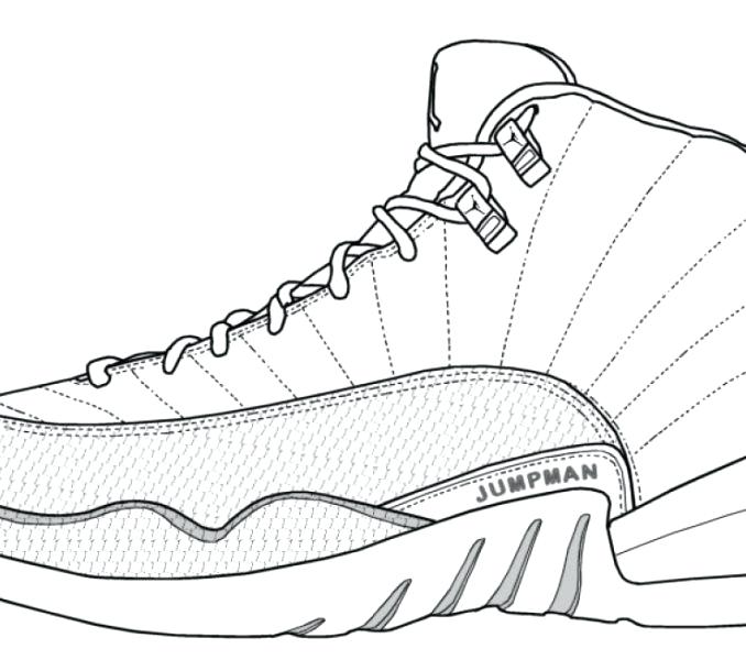 678x600 Jordan Coloring Pages