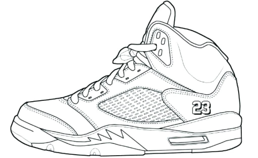 1024x628 Nike Jordan Coloring Pages Air Jordan 1 Coloring Sheet