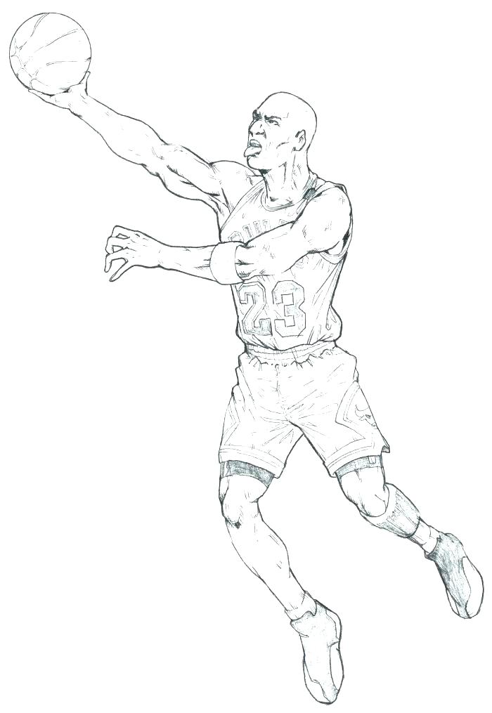 700x1015 Michael Jordan Coloring Page