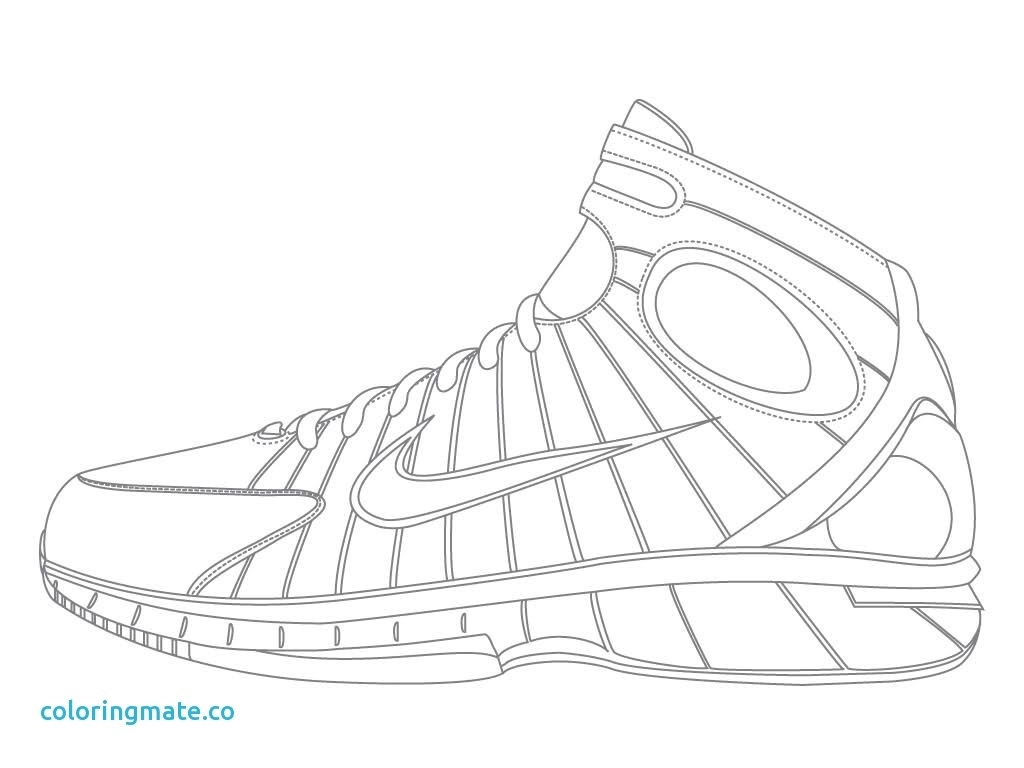 1024x768 Fresh 37 Jordan Shoe Coloring Pages Free Coloring Book New