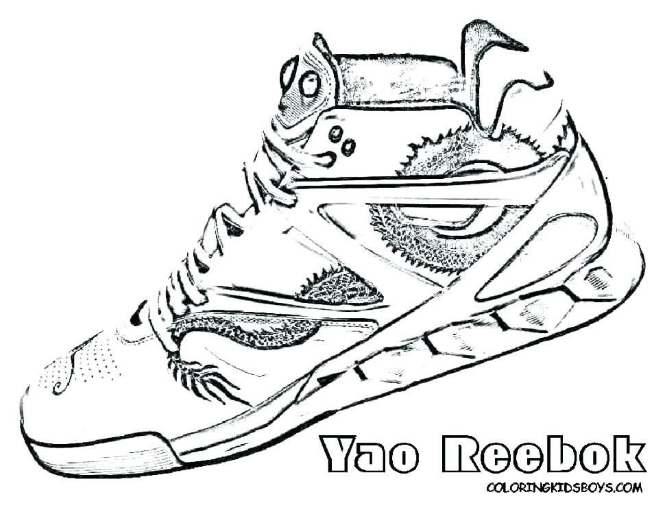 970x750 Jordan Shoes Coloring Sheets S Jordan Tennis Shoe Coloring Sheet